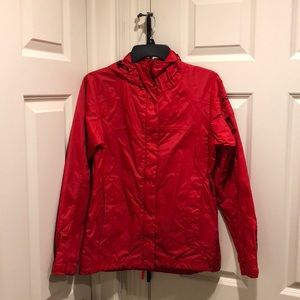 Red, Omni-Tech Columbia jacket